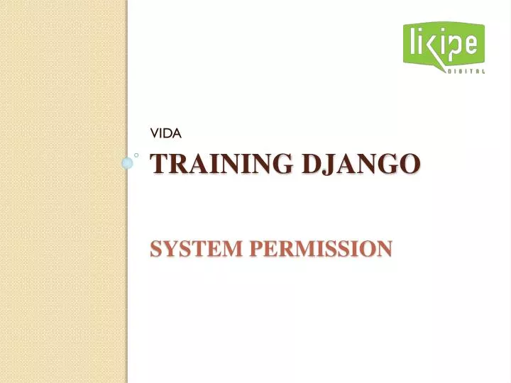 training django