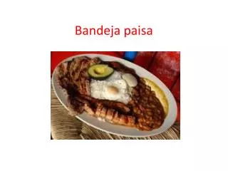 bandeja paisa