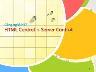 c ng ngh net html control server control