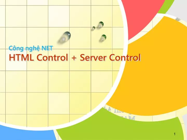 c ng ngh net html control server control