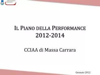 il piano della performance 2012 2014