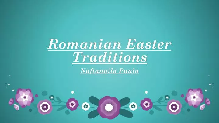 romanian easter traditions