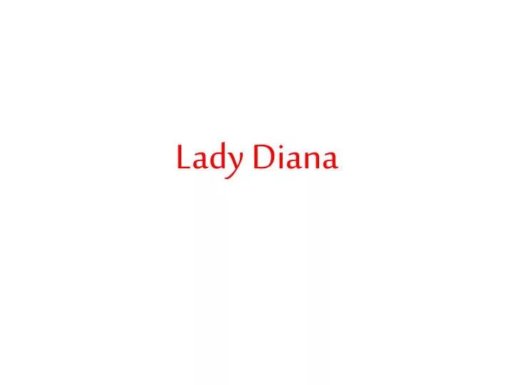 lady diana