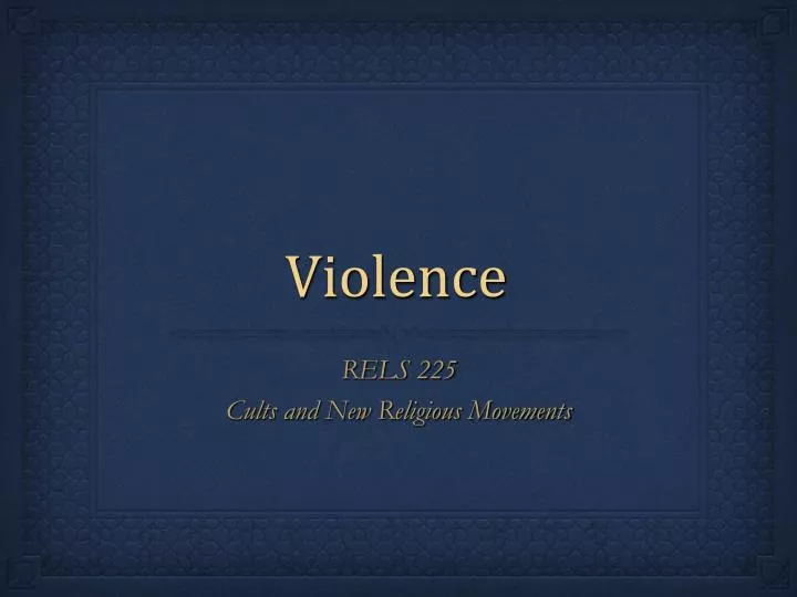 violence