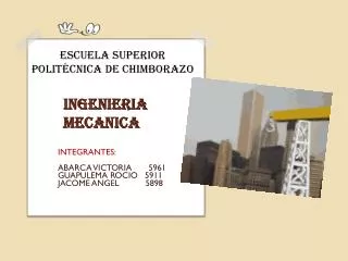 ingenieria mecanica