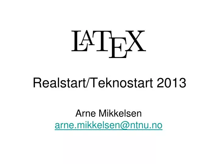 realstart teknostart 2013