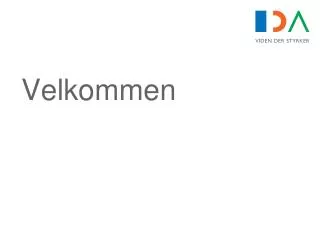 Velkommen