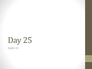 day 25