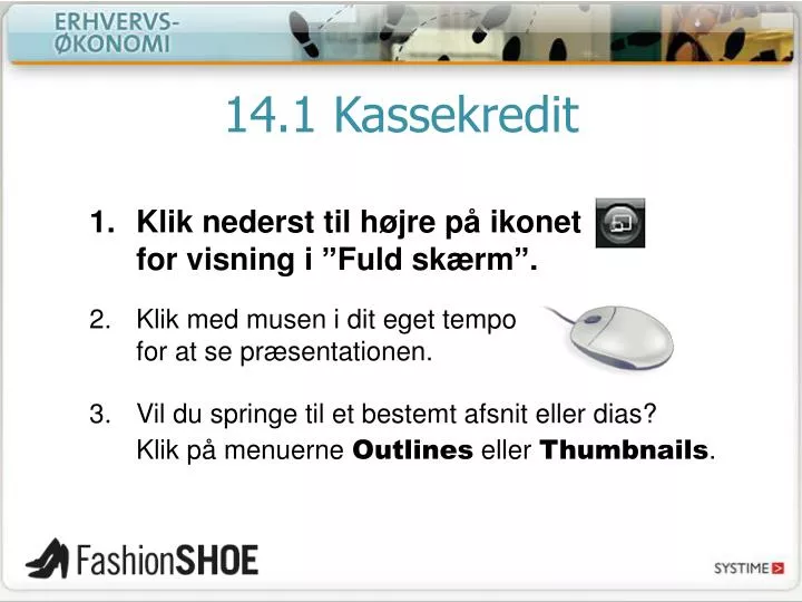 14 1 kassekredit