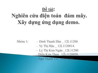 t i nghi n c u i n to n m m y x y d ng ng d ng demo