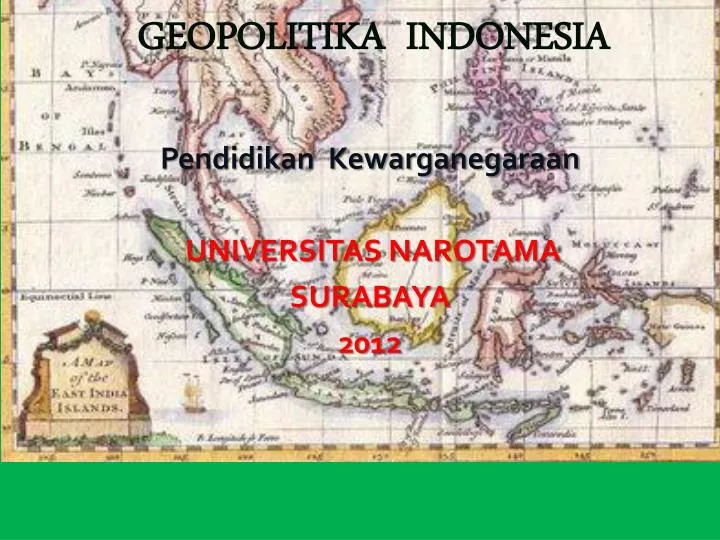 geopolitika indonesia
