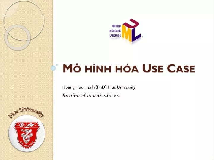 m h nh h a use case