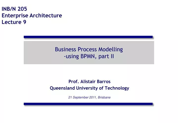 business process modelling using bpmn part ii