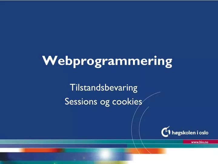 webprogrammering