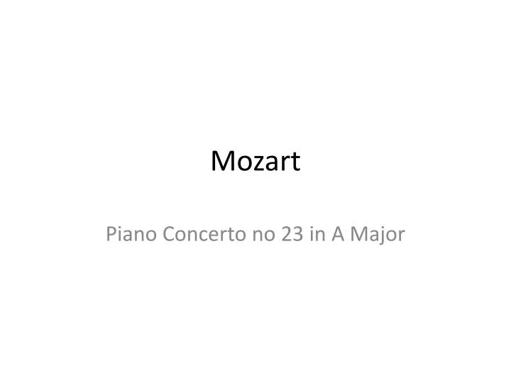 mozart