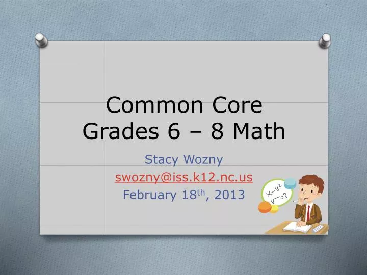 common core grades 6 8 math