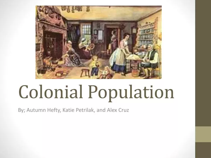 colonial population