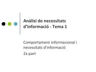 an lisi de necessitats d informaci tema 1