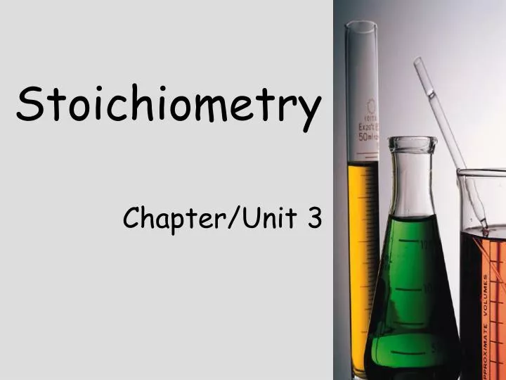 stoichiometry