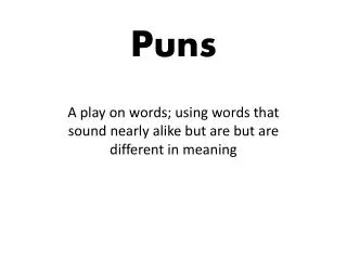 Puns