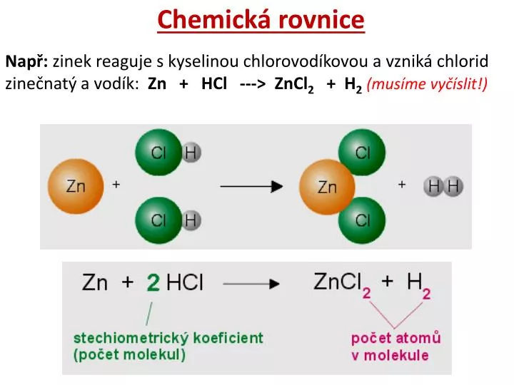 chemick rovnice