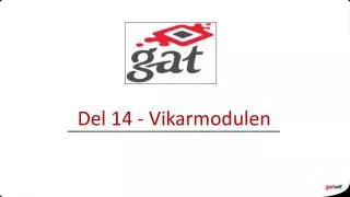 del 14 vikarmodulen
