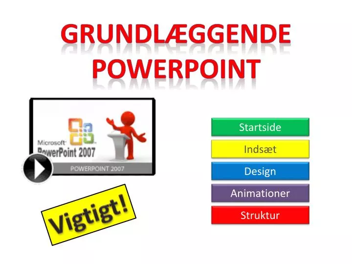 PPT - Grundlæggende PowerPoint PowerPoint Presentation, Free Download ...