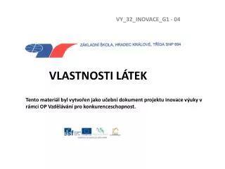 vlastnosti l tek