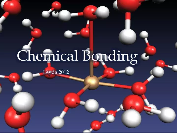 chemical bonding