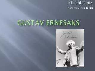 Gustav Ernesaks
