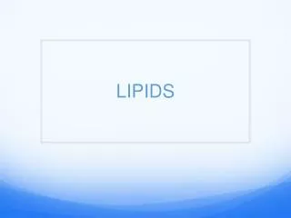 LIPIDS