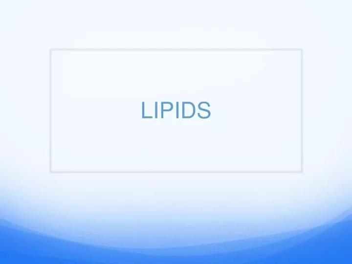 lipids