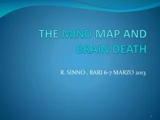 the mind map and brain death