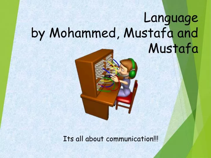 language by mohammed mustafa and mustafa