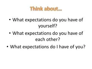 think about