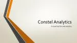 Constel Analytics - slide 1