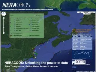 NERACOOS: Unlocking the power of data