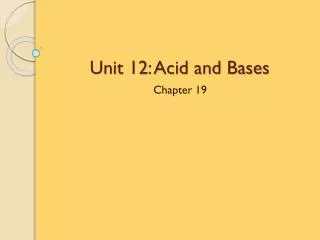 unit 12 acid and bases