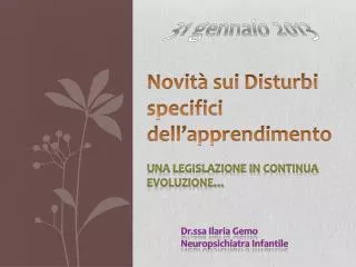novit sui disturbi specifici dell apprendimento