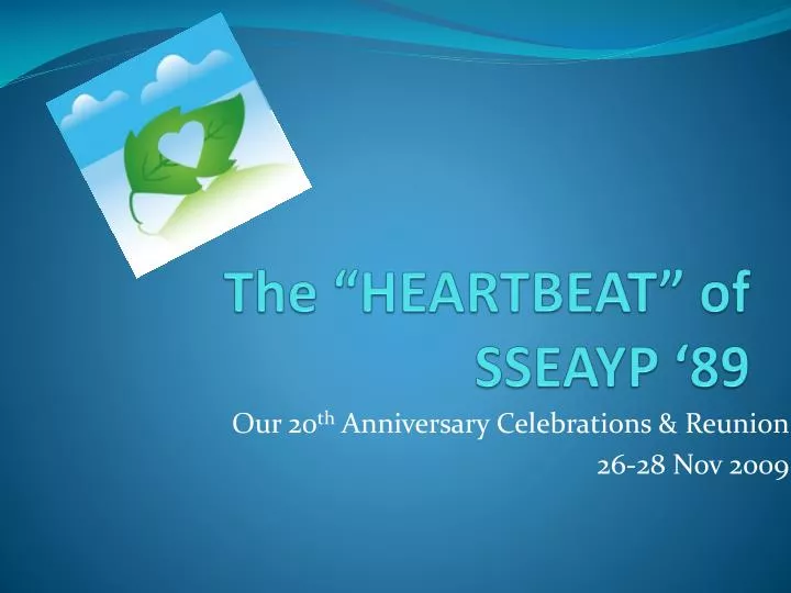 the heartbeat of sseayp 89
