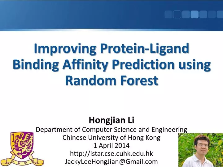improving protein ligand binding affinity prediction using random forest
