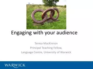 Engaging with your audience