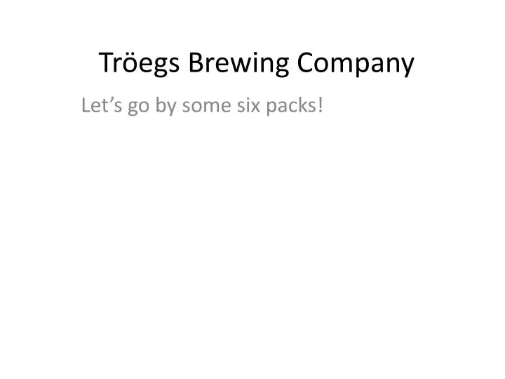 tr egs brewing company