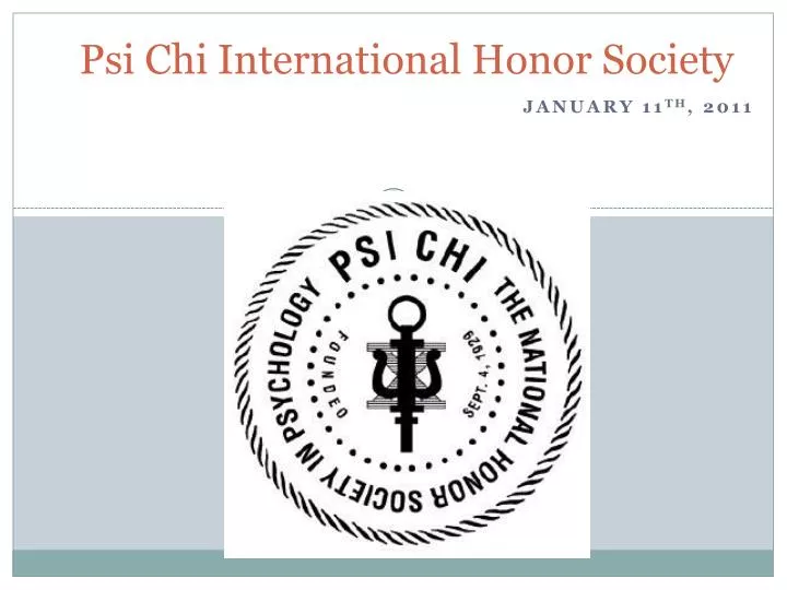 psi chi international honor society