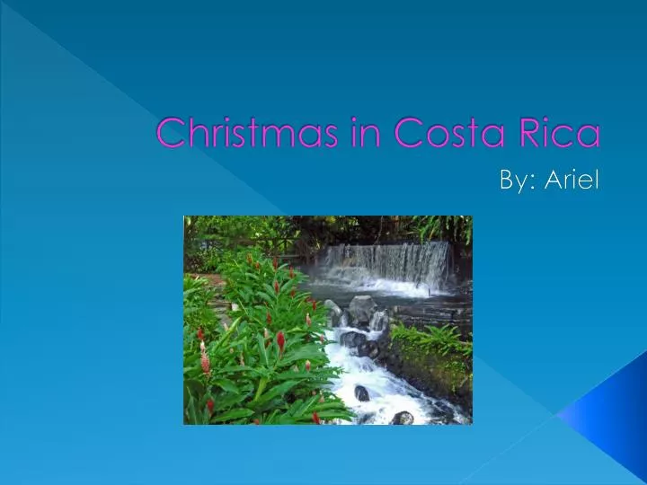 christmas in costa rica