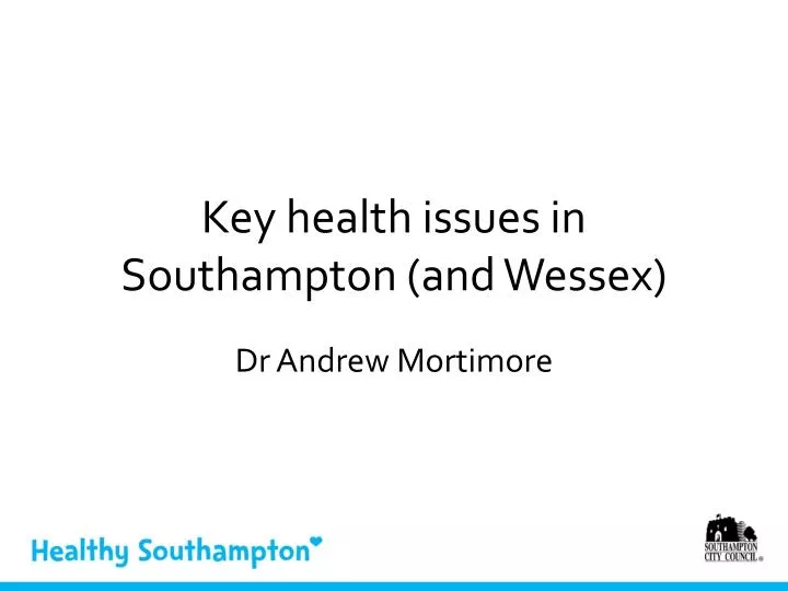 key health issues in southampton and wessex