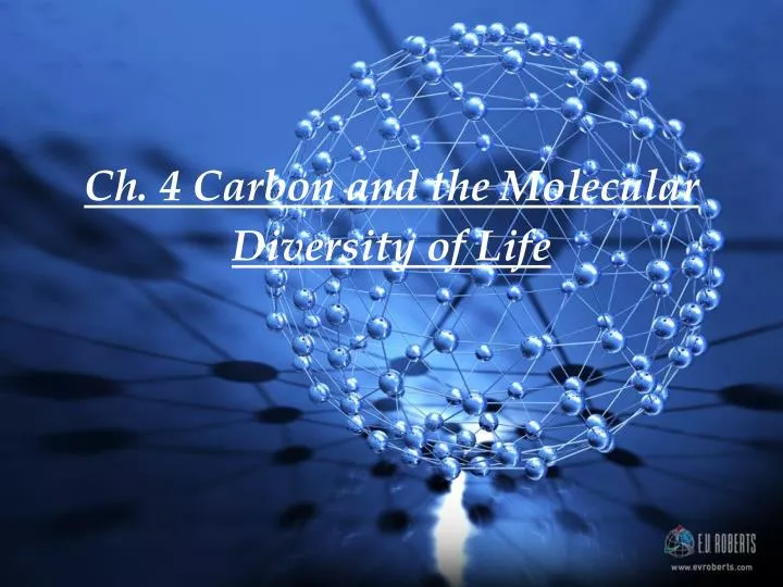 ch 4 carbon and the molecular diversity of life