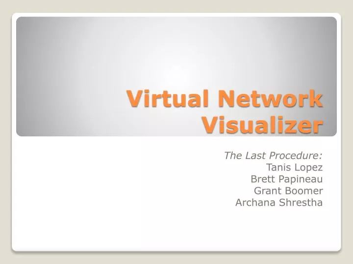 virtual network visualizer