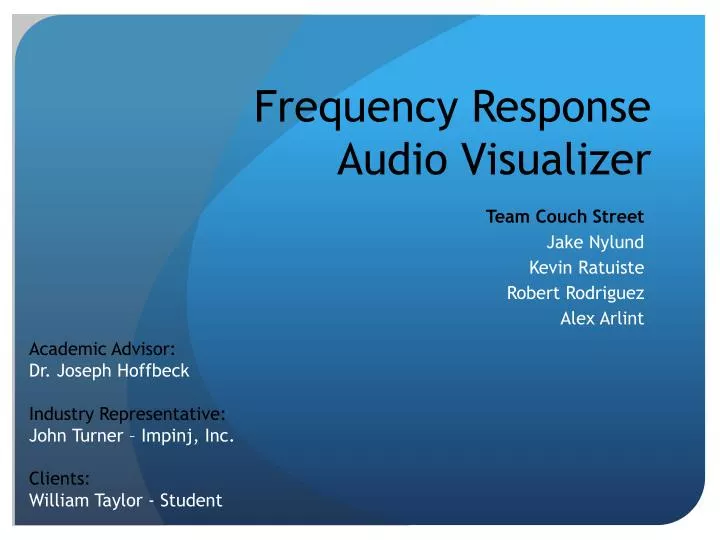 frequency response audio visualizer