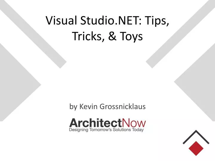 visual studio net tips tricks toys